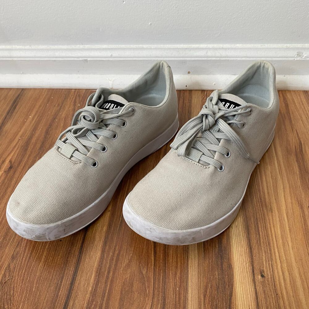 NOBULL Gray Canvas Lace Up Trainers Women’s Size 10 - Picture 10 of 10